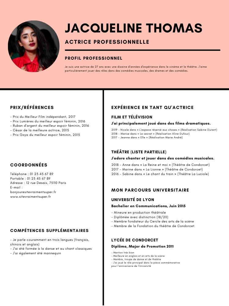 modele gratuit de design de cv d'opérateur synthétiseur