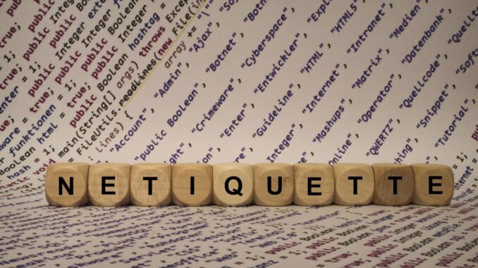 La nétiquette dans une lettre de motivation